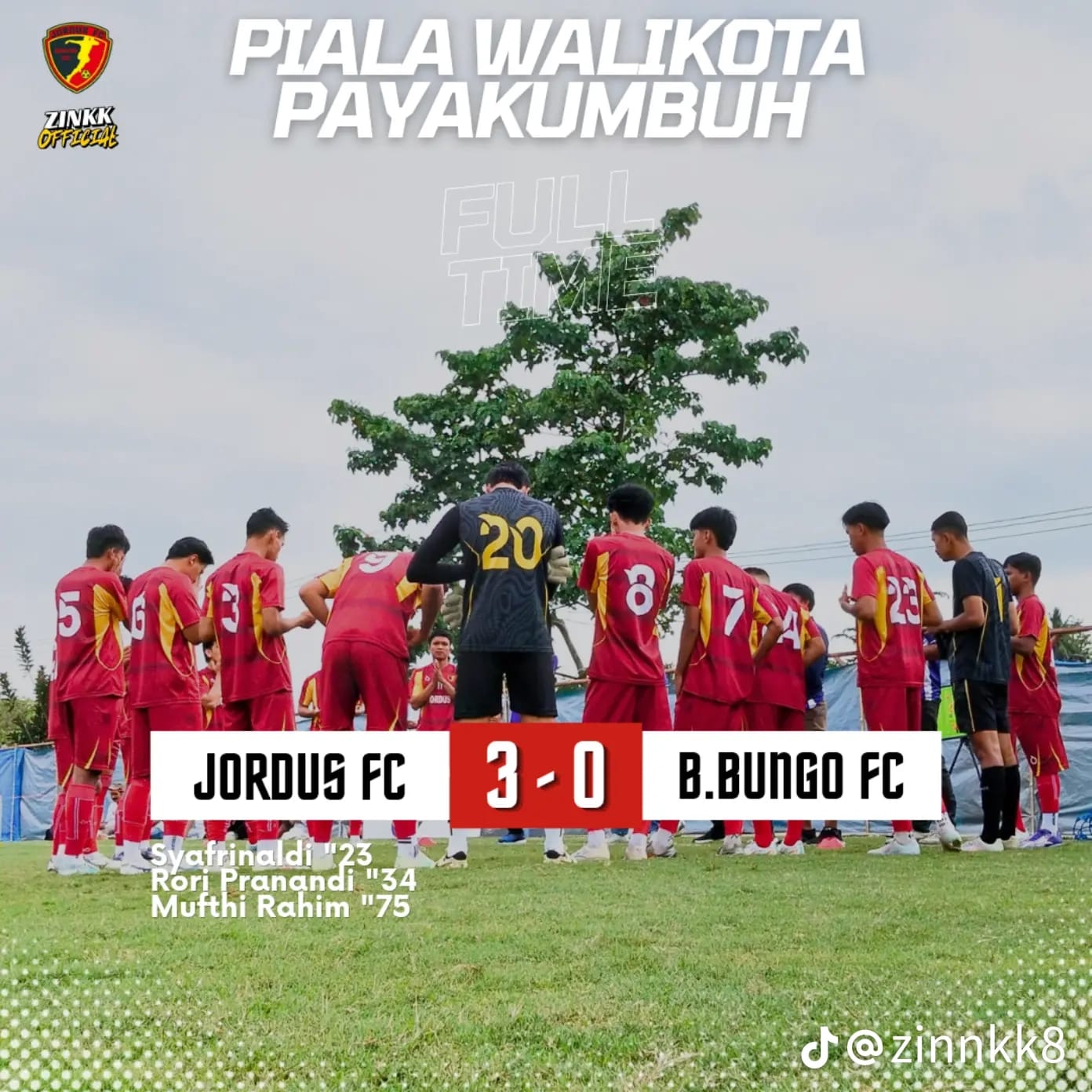Jordus FC VS Batang Bungo FC (Foto : Zinnk)